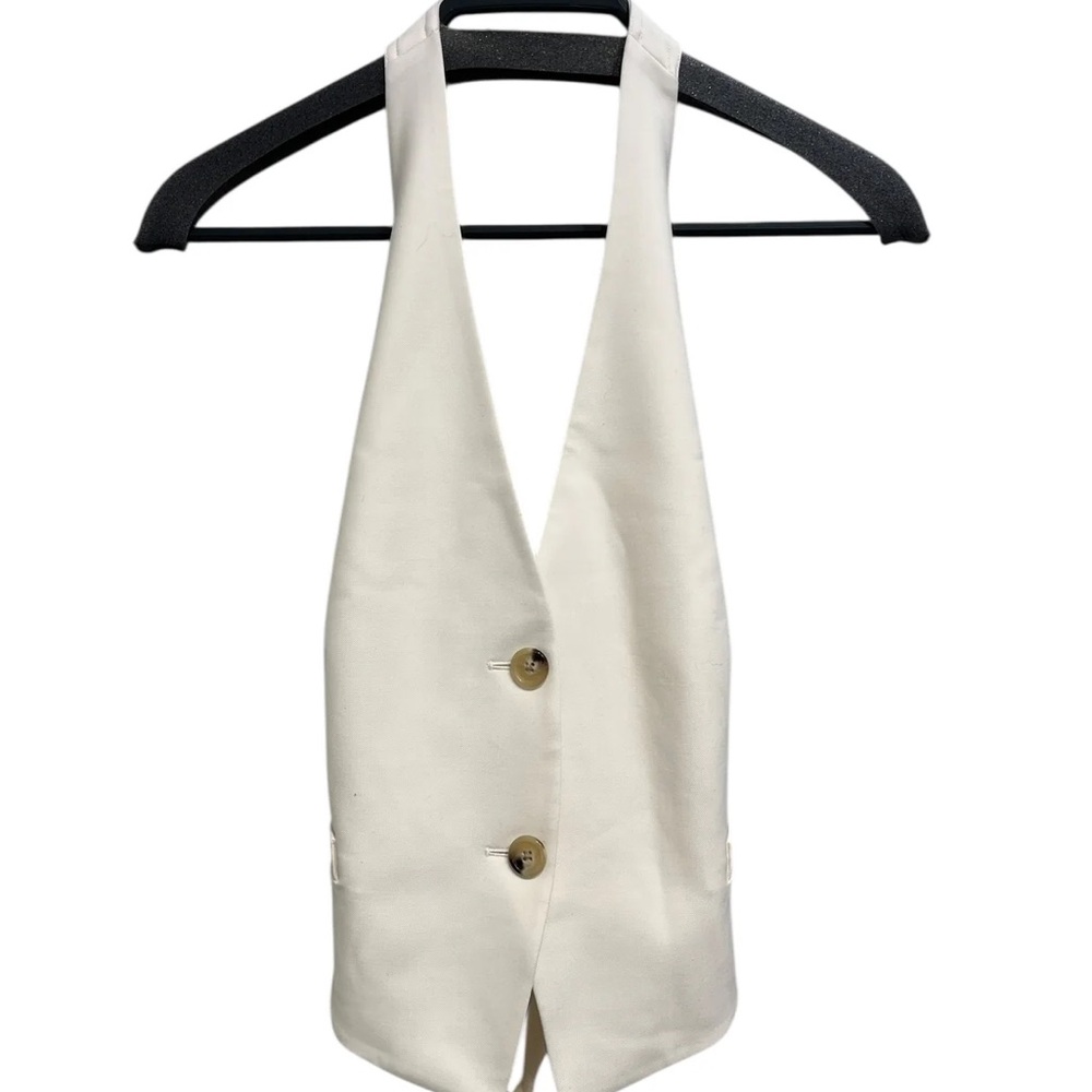 Helmut Lang Wool Halter Vest / Blouse